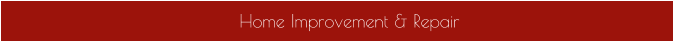 Home Improvement & Repair