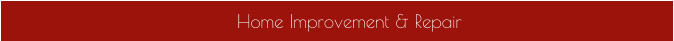 Home Improvement & Repair